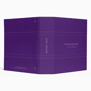 Image of  Purple Faux Leather texture Binder