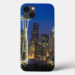 Image of Seattle Skyline in morning hours. iPhone 13 Case