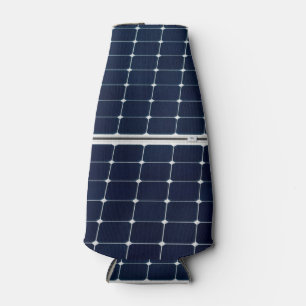 Image of solar power panel funny bottle cooler