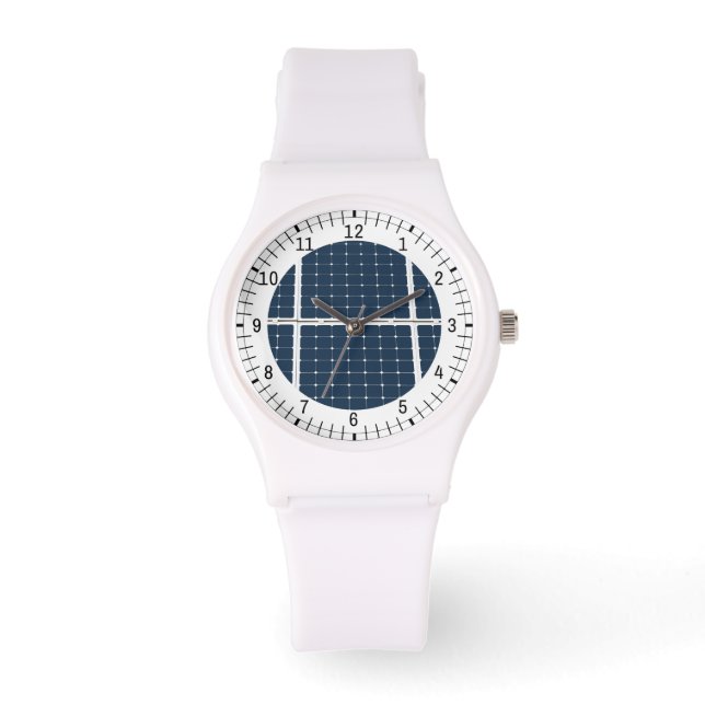 Image of solar power panel funny watch (Front)