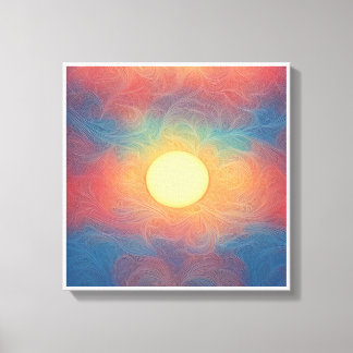 Image printed on canvas for beautiful colours, 1