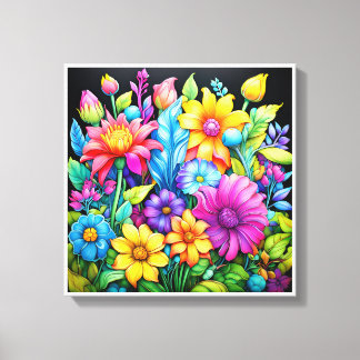 Image printed on canvas for beautiful colours, 200
