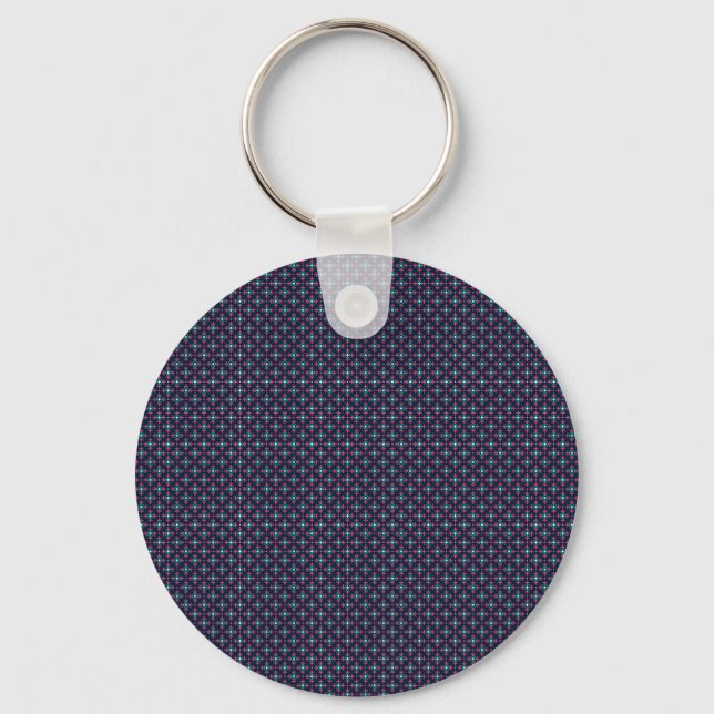 Image showing the front and back of a circular  keychain (Front)