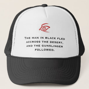 image_t5 crimson king, The man in black fled ac... Trucker Hat