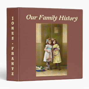 Image Vintage Famille Historique Classeur 1,5"