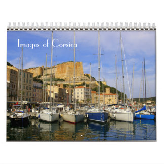 Images de calendrier de la Corse