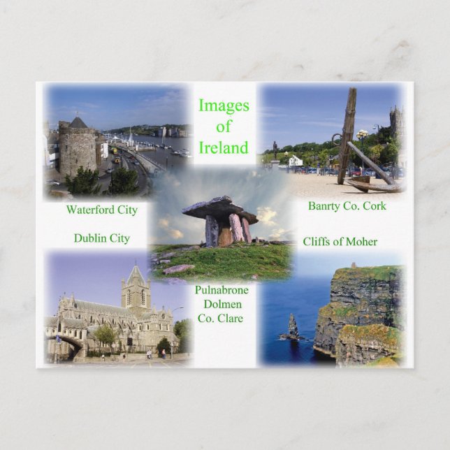 Images de carte postale Irlande (Devant)