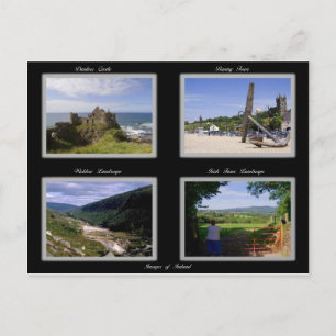 Images de la carte postale irlandaise