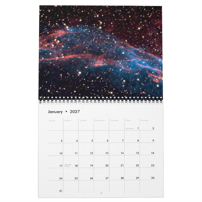 Images from NASA Calendar (Jan 2027)