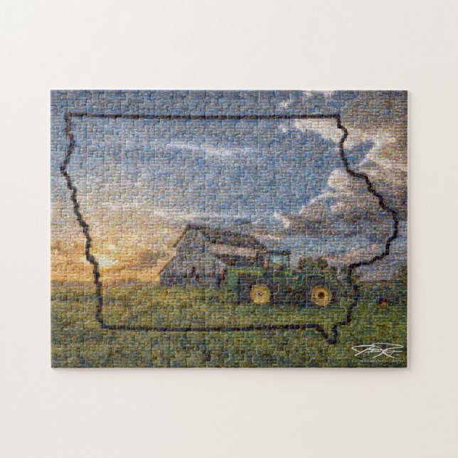 Images of Iowa Mosaic - Puzzle (Horizontal)