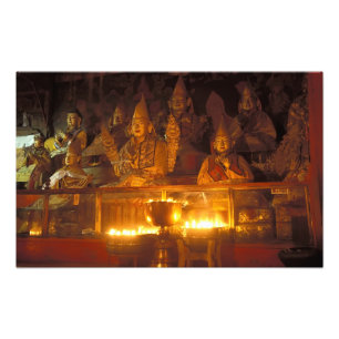 Images of Lamas at the Sara Monastery, Lhasa, Photo Print