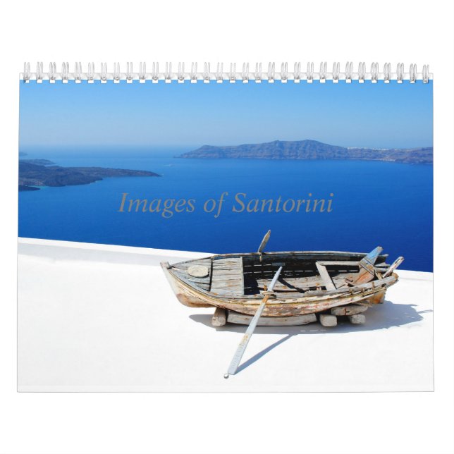 Images of Santorini Calendar (Cover)