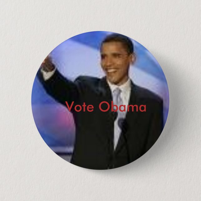 images, Vote Obama, Vote Obama 2 Inch Round Button (Front)
