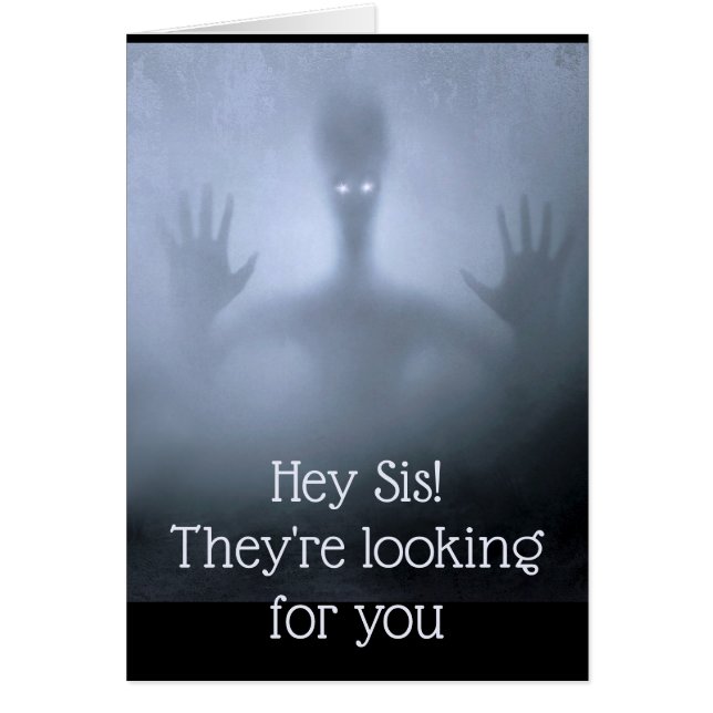 Imaginaire Alien Fog Soeur Anniversaire Vous cherc (Devant)