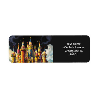 Imaginaire Château Cute De Crayons