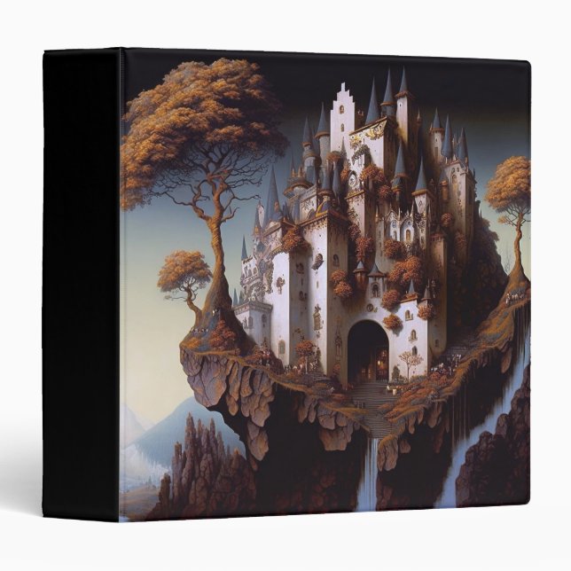 Imaginaire Château Imaginaire Art 3 Classeur (Devant/Côté)