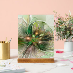 Imaginaire coloré Moderne Fleur Fractale Abstraite