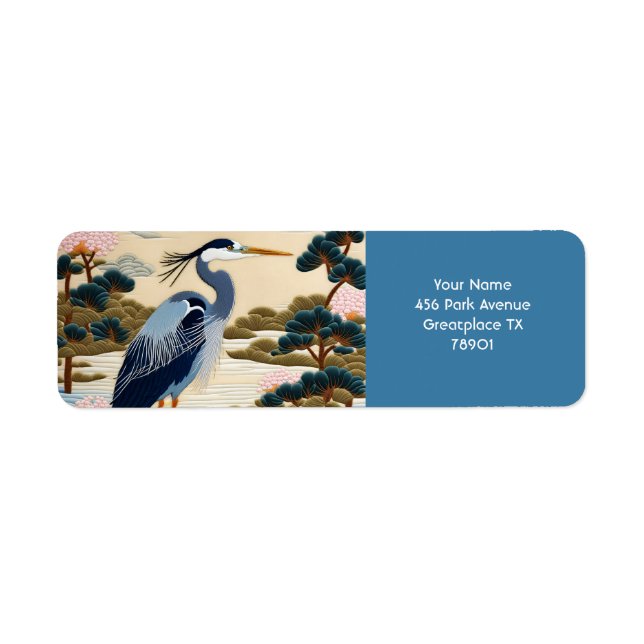 Imaginaire Cute Vivid japonais Heron Blue (Devant)