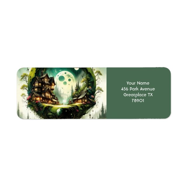 Imaginaire Cute Vivid Tree House Moon (Devant)