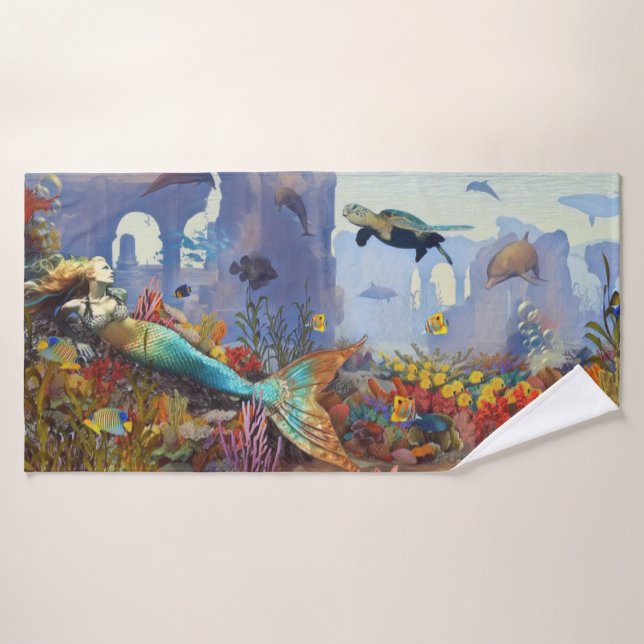 Imaginaire de sirène (Serviette de bain)