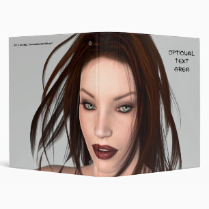 Imaginaire Femme classeur avec zones de texte pers