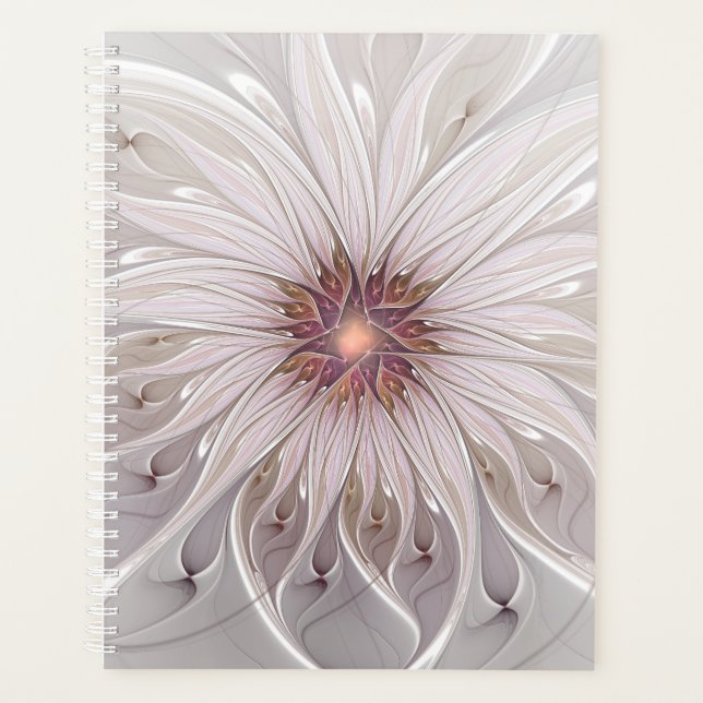 Imaginaire Floral, Abstraite Fleur Pastel Moderne (Devant)