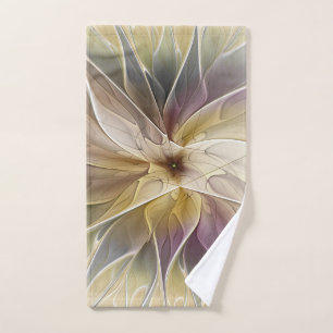 Imaginaire Floral Gold Eggplant Art Fractal Abstra