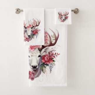 🌸 Imaginaire Floral Serviette de cerf 🦌