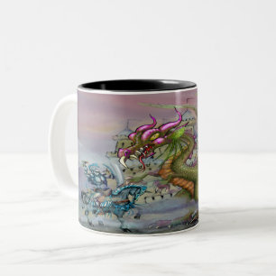 Imaginaire foncé Art café bicolore Mug