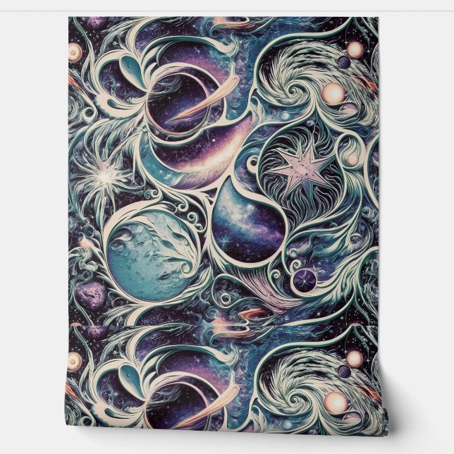 Imaginaire Galaxy Décor Mur Pas Simples Design (Déroulement)