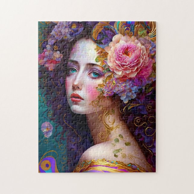 Imaginaire Glam Femme Pop Art Jigsaw Puzzle (Vertical)