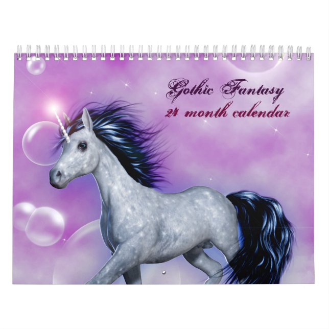 Imaginaire gothique 2012 Calendrier des 24 mois (Protection)