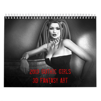 Imaginaire gothique des filles 2013 Calendrier