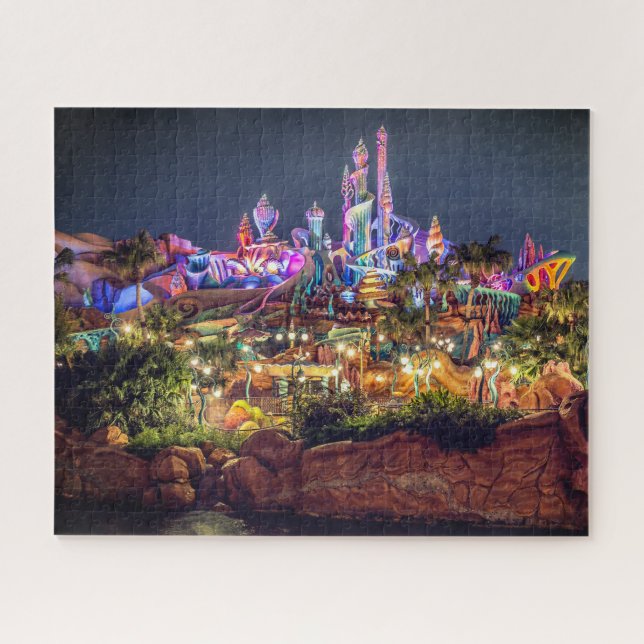 Imaginaire île art puzzle puzzle, puzzle coloré (Horizontal)