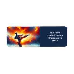 Imaginaire joli Sunset Karate Fighter