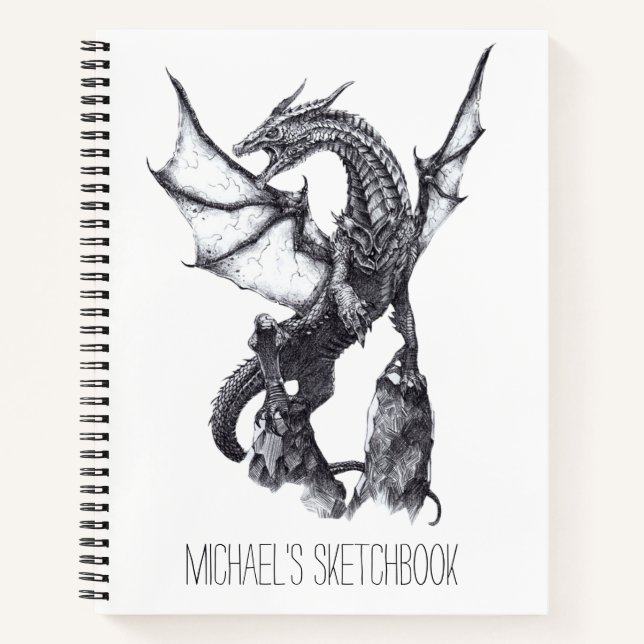 Imaginaire Livre de croquis Dragon Dessin Nom pers (Devant)