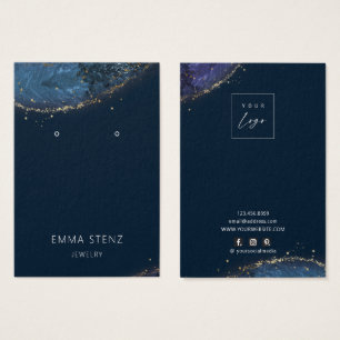 Imaginaire Lux Bleu Or Porte Cartes d'Affichage