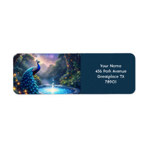 Imaginaire mignon Nuit Poudre Peacock