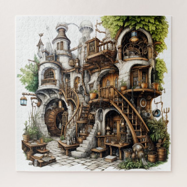 Imaginaire Nature Castle Puzzle (Vertical)