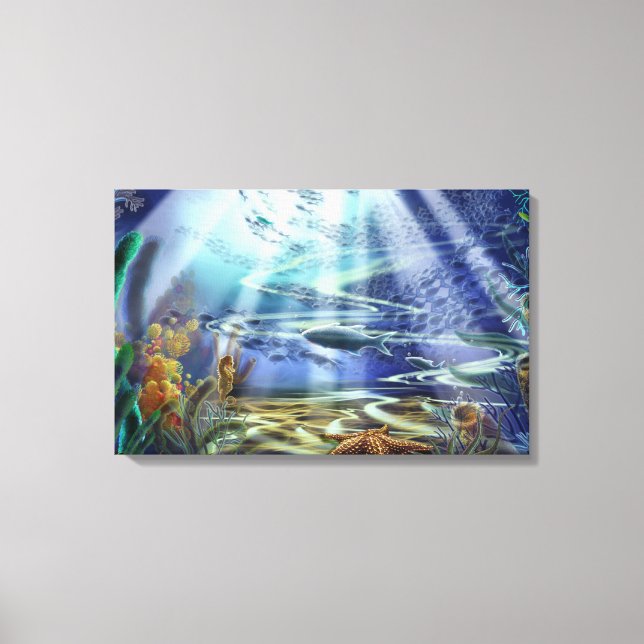 Imaginaire Océan Étage 16x25 Toile enrobée (Recto)