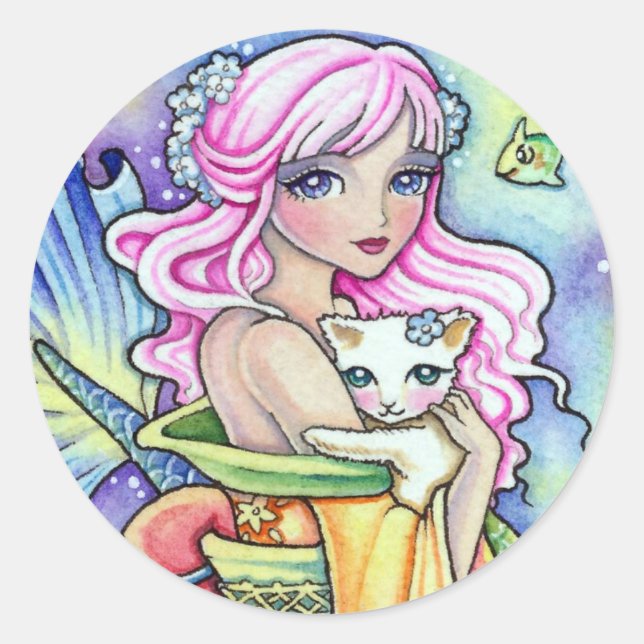 * Imaginaire océanique exotique * Autocollant (Devant)