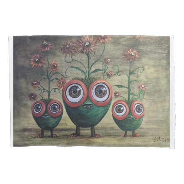 Imaginaire sur mesure Paire de taies d'oreiller, t (devant-gauche)