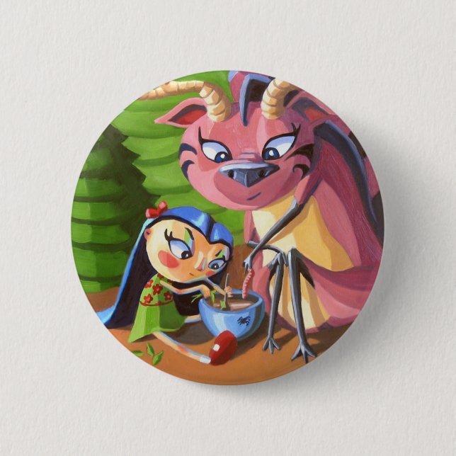 Imaginary Friend 2 Inch Round Button (Front)