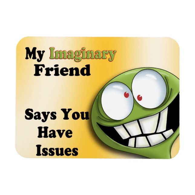 Imaginary Friend Magnet (Horizontal)
