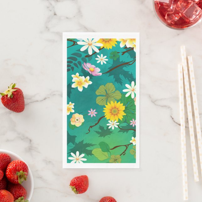 Imaginary Jungle 1 Napkin (Insitu)