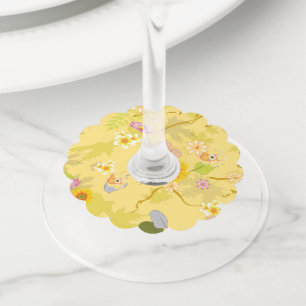 Imaginary Jungle 5 Wine Glass Tag