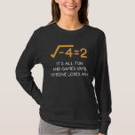 Imaginary number Mathematician  Funny Math Nerd T-Shirt<br><div class="desc">An imaginary number is a complex number that can be written as a real number multiplied by the imaginary unit i. Funny Mathematician Gift for a Math Teacher or Maths Nerd.</div>