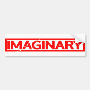 Imaginary Stamp Bumper Sticker