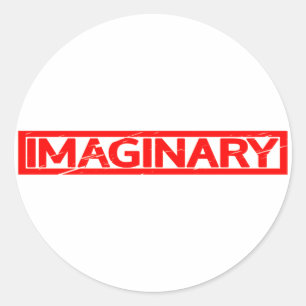 Imaginary Stamp Classic Round Sticker