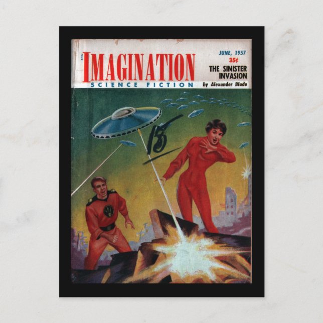 Imagination - 1957-06_Pulp Art Postcard (Front)